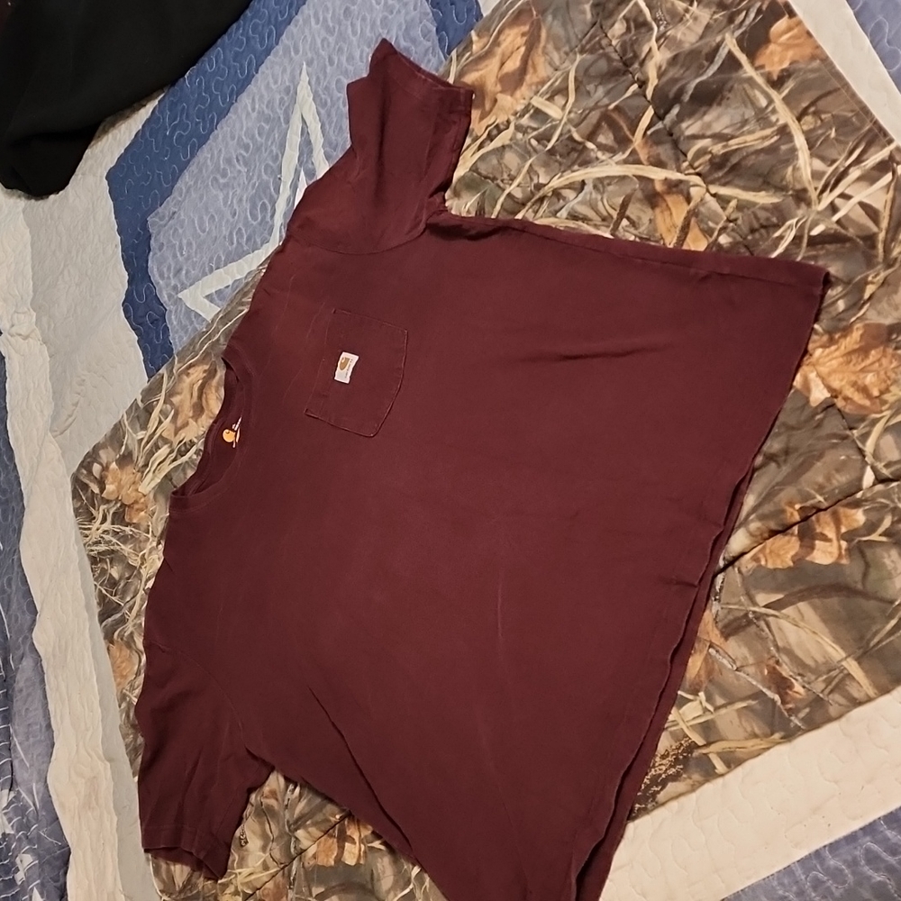 Maroon Carhartt Shirt
